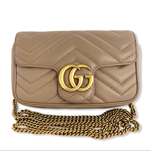 Gucci Handbags - GUCCI Super Mini GG Marmont Bag